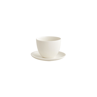 Photo of PEBBLE Cup & Saucer 180ml ( White ) [ ] [ Tea Glasses ]