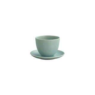 Photo of PEBBLE Cup & Saucer 180ml ( Moss Green ) [ ] [ Tea Glasses ]