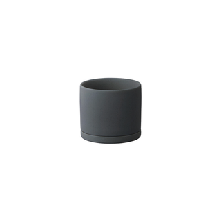 Photo of KINTO PLANT POT 191 85mm ( Dark Grey ) [ KINTO ] [ Plant Pots ]