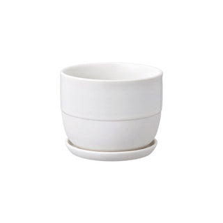 Photo of KINTO PLANT POT 193 140mm ( White ) [ KINTO ] [ Plant Pots ]