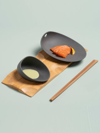 Photo of COOKPLAY Jomon Small Plate (14x11cm/5.5x4.3in) ( ) [ Cookplay ] [ Bowls ]