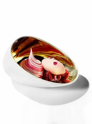 Photo of COOKPLAY Jomon Large Bowl-Plate (18x14cm/7.1x5.5in) ( ) [ Cookplay ] [ Bowls ]