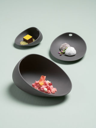 Photo of COOKPLAY Jomon Small Plate (14x11cm/5.5x4.3in) ( ) [ Cookplay ] [ Bowls ]