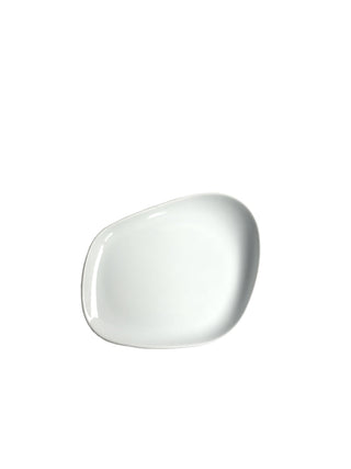 Photo of COOKPLAY Yayoi Flat Plate (23x20cm/9x8in) ( Glazed White ) [ Cookplay ] [ Plates ]