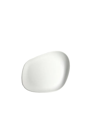 Photo of COOKPLAY Yayoi Flat Plate (23x20cm/9x8in) ( Matte White ) [ Cookplay ] [ Plates ]