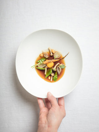 Photo of COOKPLAY Shell Salad Bowl (22x21.5cm/8.7x8.5in) ( ) [ Cookplay ] [ Bowls ]