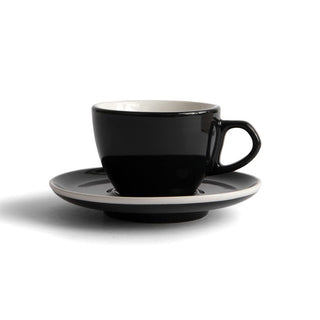 Photo of CREATED CO. Curve Latte Saucer (Saucer Only) ( Black ) [ Created Co. ] [ Coffee Cups ]