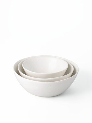 Photo of FABLE The Nested Serving Bowls ( Speckled White ) [ Fable ] [ Plates ]