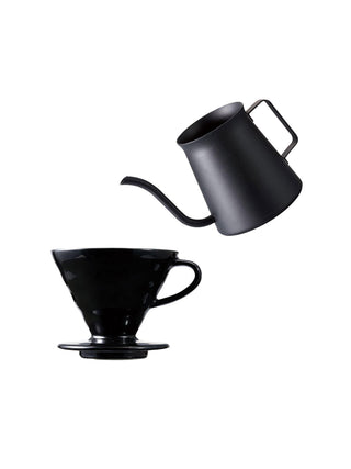 Hario Insulated Stainless Steel Mug With Lid - 300ml (10 Oz), Black, Keeps Drinks Hot