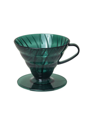 Photo of HARIO V60-02 Dripper (Plastic) ( Deep Sea Standard (JP/EN) ) [ HARIO ] [ Pourover Brewers ]