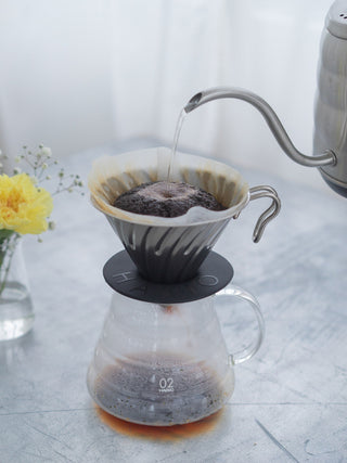 Photo of HARIO V60-02 Metal Dripper (Silver) ( ) [ HARIO ] [ Pourover Brewers ]