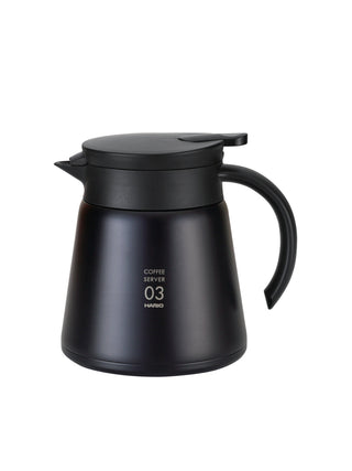 Photo of HARIO V60-03 Insulated Stainless Steel Server (750ml/25oz) ( Black ) [ HARIO ] [ Decanters ]