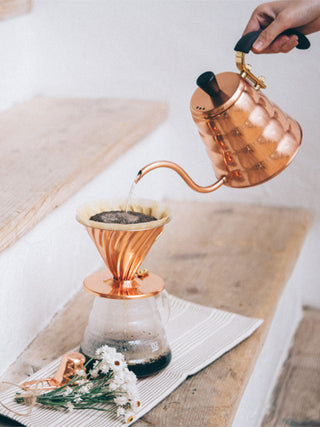 Photo of HARIO Copper Buono Drip Kettle (700ml/24oz) ( ) [ HARIO ] [ Kettles ]