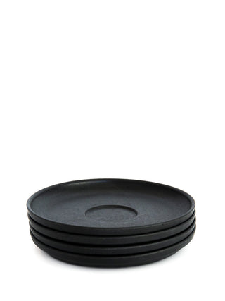 Photo of HUSKEE Saucer (3oz/88ml) (4-Pack) ( Charcoal ) [ Huskee ] [ Saucers ]