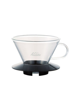 Photo of Wave 185 Glass Dripper (Black) ( Default Title ) [ ] [ Pourover Brewers ]