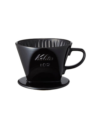 Photo of Lotto Ceramic Dripper 102 (Black) ( Default Title ) [ ] [ Pourover Brewers ]