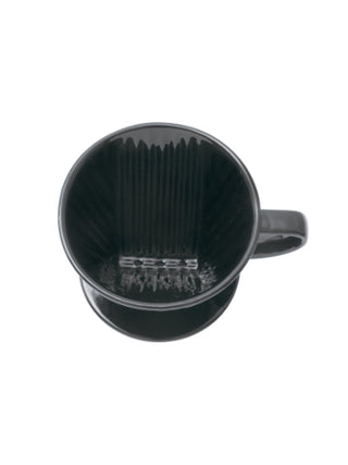 Photo of Lotto Ceramic Dripper 102 (Black) ( ) [ ] [ Pourover Brewers ]
