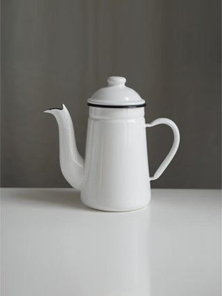 Photo of KALITA Enameled Pelican Pot (1L/34oz) ( ) [ Kalita ] [ Kettles ]