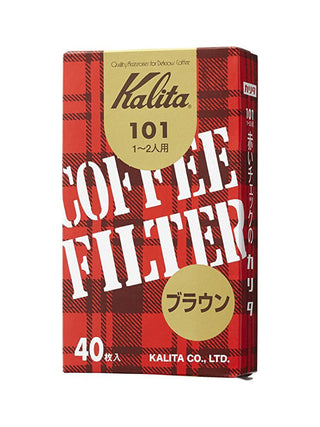 Photo of KALITA 101 Filters (Unbleached) (40-Pack) ( Default Title ) [ Kalita ] [ Filters ]