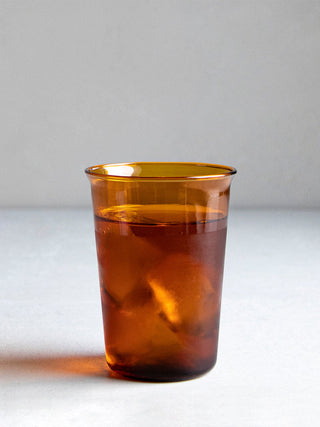 Photo of CAST AMBER Glass (350ml/11.9oz) ( ) [ ] [ Coffee Glasses ]