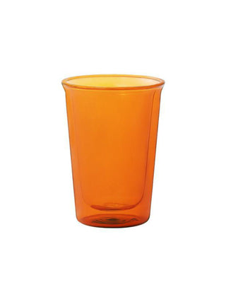 Photo of CAST AMBER Double Wall Glass (290ml/9.9oz) ( Amber ) [ ] [ Coffee Glasses ]