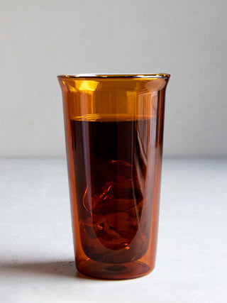 Photo of CAST AMBER Double Wall Glass (340ml/11.6oz) ( ) [ ] [ Beer Glasses ]