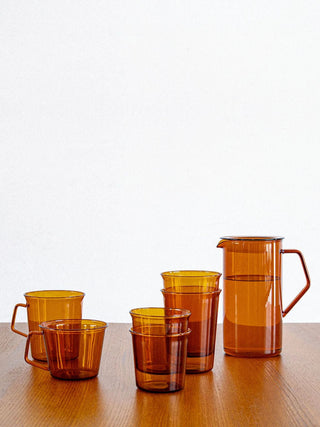 Photo of CAST AMBER Glass (430ml/14.6oz) ( ) [ ] [ Beer Glasses ]