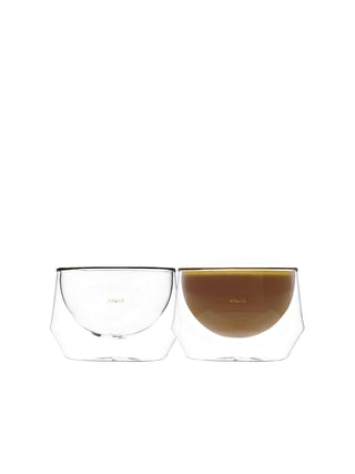 Photo of KRUVE IMAGINE Glasses (2-Pack) ( Latte (250ml/8.5oz) ) [ Kruve ] [ Coffee Glasses ]