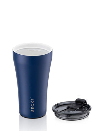 Photo of STTOKE Ceramic Reusable Cup (12oz/360ml) ( Magnetic Blue ) [ STTOKE ] [ Reusable Cups ]