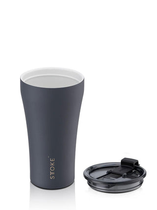 Photo of STTOKE Ceramic Reusable Cup (12oz/360ml) ( Slated Grey ) [ STTOKE ] [ Reusable Cups ]