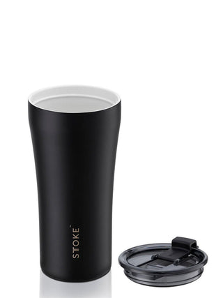 Photo of STTOKE Ceramic Reusable Cup (16oz/480ml) ( Luxe Black ) [ STTOKE ] [ Reusable Cups ]