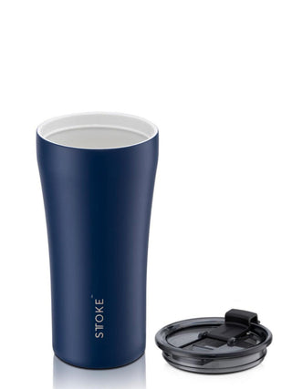 Photo of STTOKE Ceramic Reusable Cup (16oz/480ml) ( Magnetic Blue ) [ STTOKE ] [ Reusable Cups ]