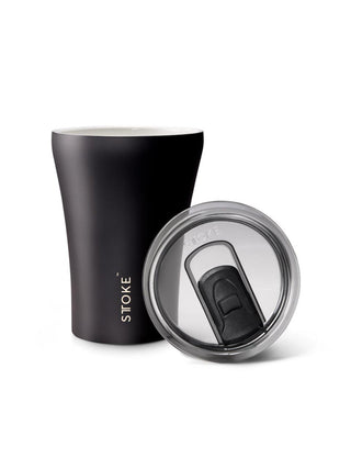 Photo of STTOKE Ceramic Reusable Cup (8oz/240ml) ( Luxe Black ) [ STTOKE ] [ Reusable Cups ]
