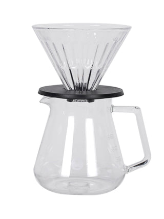 Photo of TIMEMORE Crystal Eye Brewer Set ( 02/600ml Black ) [ Timemore ] [ Coffee Kits ]