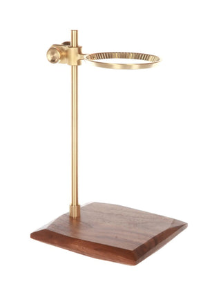 Photo of TIMEMORE Muse Pourover Stand ( Brass/Walnut ) [ Timemore ] [ Brewing Accessories ]