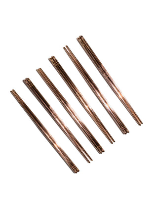 Photo of UMESHISO Chopsticks (6-Pairs) ( Rose Gold ) [ Umeshiso ] [ Cutlery ]